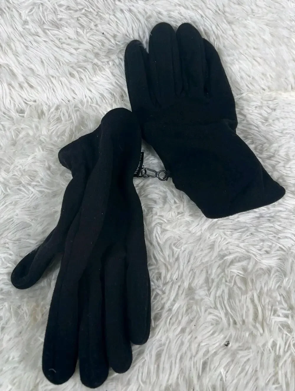 Berg Tech Gloves Mens Black Softshell Lined Windproof Breathable Winter